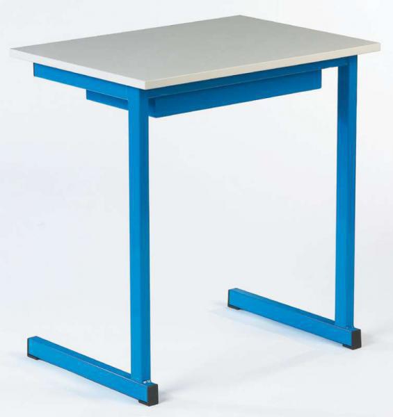 Table scolaire individuelle avec casier en option